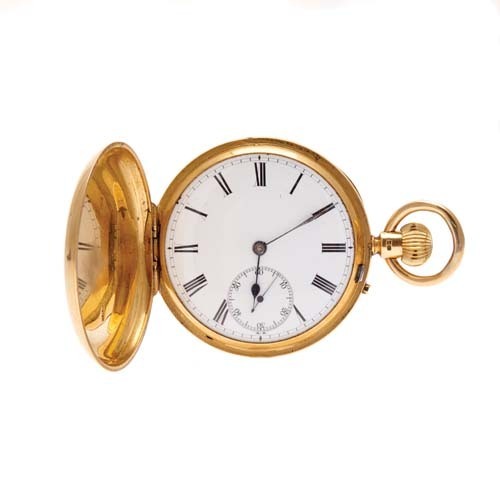 18ct Gold Full Hunter Pocket Watch *