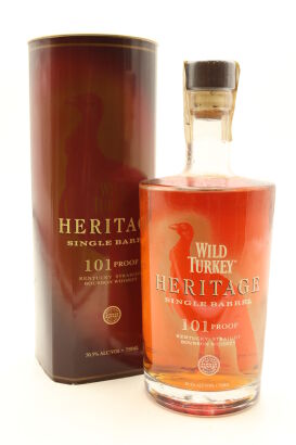 (1) Wild Turkey Heritage Single Barrel, 50.5% ABV