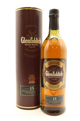 (1) Glenfiddich 15 Year Old Solera Reserve Single Malt Scotch Whisky, Pre-2007, 43% ABV, 1000ml