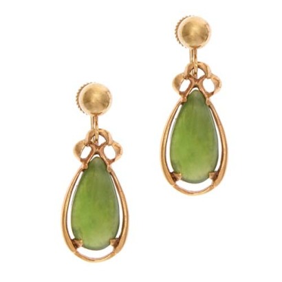 9ct Jade Earrings *