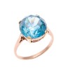 9ct Rose Gold and Zircon Ring *
