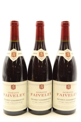 (3) 2009 Domaine Faiveley Les Cazetiers, Gevrey-Chambertin Premier Cru