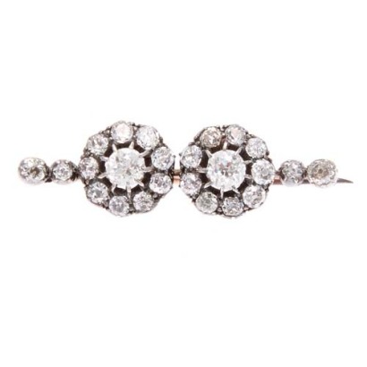 Victorian Diamond Brooch *