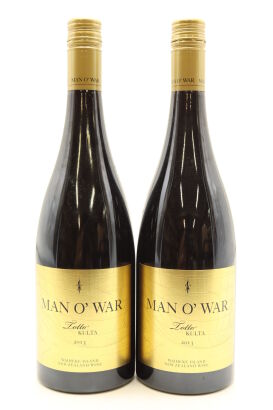 (2) 2013 Man O' War Totto Kulta Syrah, Waiheke Island [JR18]