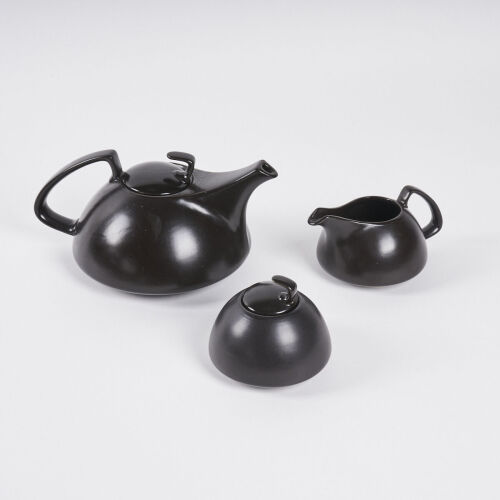 A Mid Century Style Three Piece Tea Set