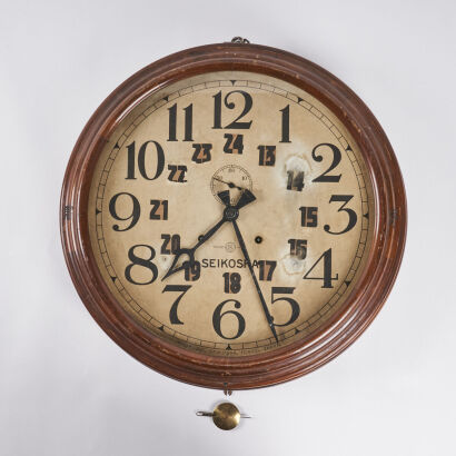 A Rare Large Seikosha Clock