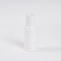 A John Parker Ribbed Bottle-Form Vase