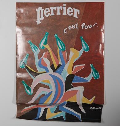 A Pair of Perrier Posters