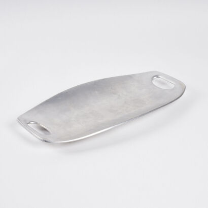 A Modernist Alloy Handled Platter by Nambe Design&not;&dagger;