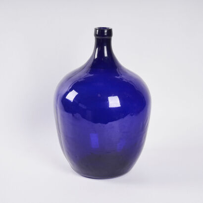 A Decorative Cobalt Blue Carboy
