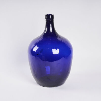 A Decorative Cobalt Blue Carboy