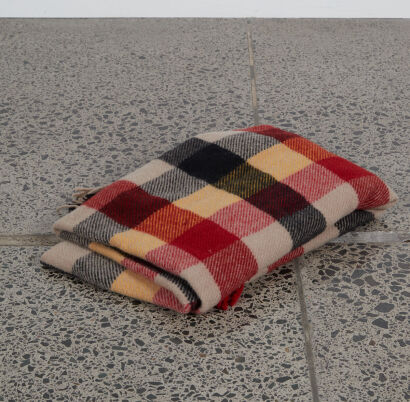 A Onehunga Woollen Mills Travel Blanket