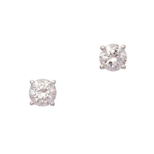 14ct Diamond Stud Earrings