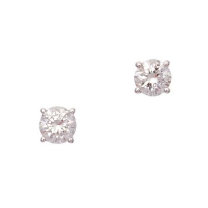 14ct Diamond Stud Earrings