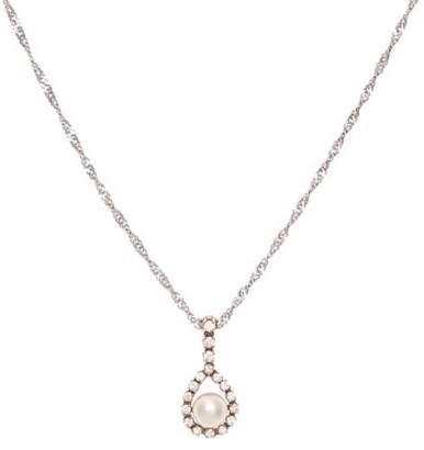 14ct Pearl and Diamond Pendant