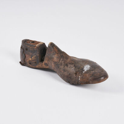 A Vintage Wooden Shoe Mold