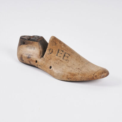 A Vintage Wooden Shoe Mold