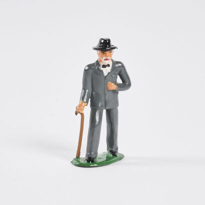 A Vintage Barclay Old Man With A Cane Model 619