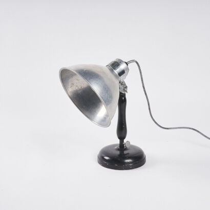 An Industrial Factory Desk Lamp