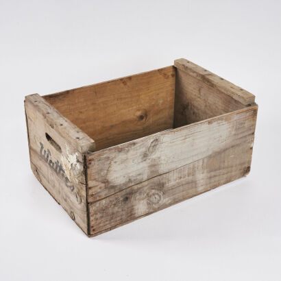 A Vintage Watties Wooden Box