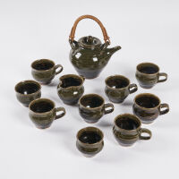 A Ten Piece Pottery Tea Set