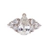 3.15ct Pear Cut Diamond Ring