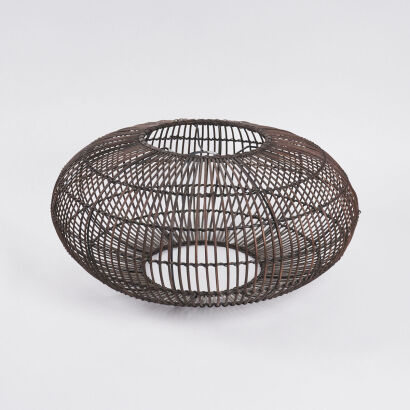 A Big Oval Cane Pendant Shade