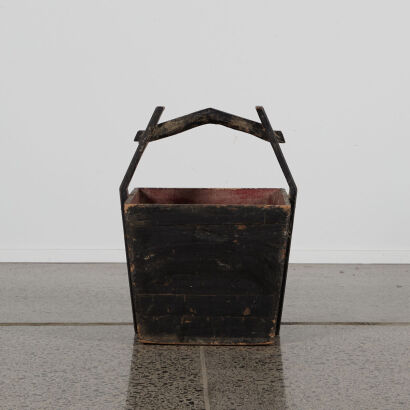 An Antique Wood Pail