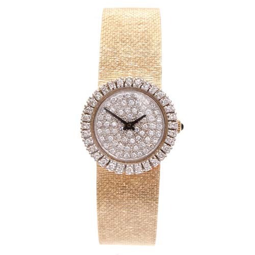14ct Diamond Cocktail Wristwatch