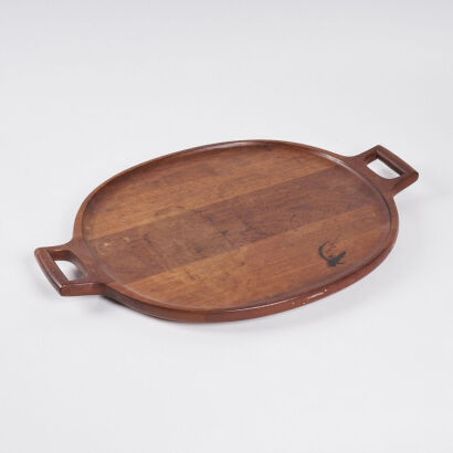 A Vintage Dansk Design Teak Serving Tray