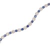 Platinum Art Deco Sapphire and Diamond Bracelet *