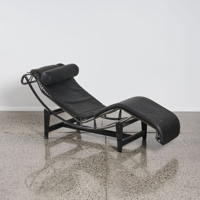A Le Corbusier Style LC4 Lounger