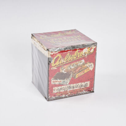 A 1920s Aulse Brooks Biscuit Tin By Huntley And Palmers