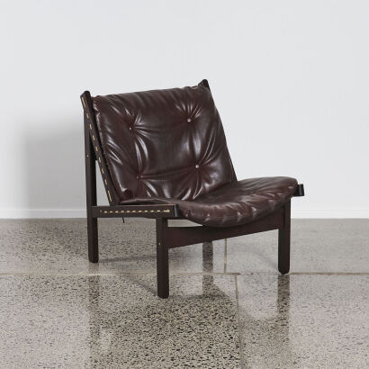 A Low Back Mid Century Hunter/Safari Chair