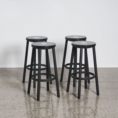 A Set of Four Baker Stools by IMO