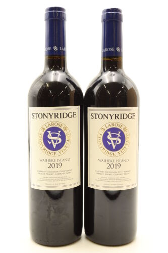 (2) 2019 Stonyridge Vineyard Larose, Waiheke Ialand