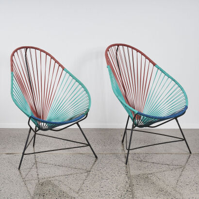 A Pair Of A Pair Of Acapulco Chairs