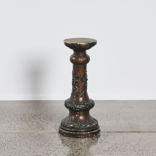 A French Paster Casted Plant Stand