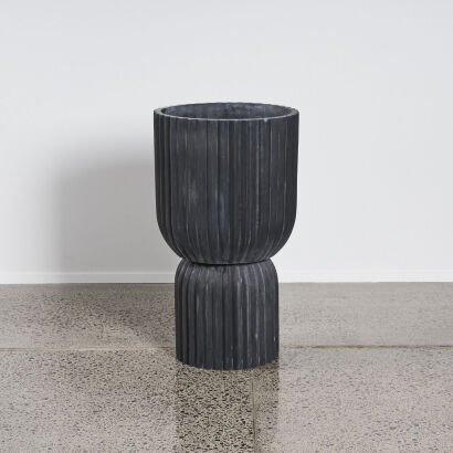 A Concrete Finish Feature Planter
