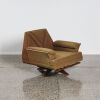 An Original Mid Century Lounge Suite Banana Style Couch And Two Swivel Armchairs - 4
