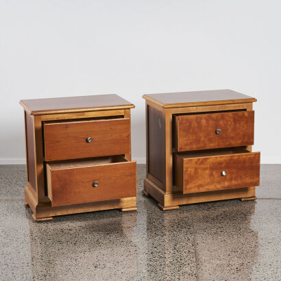 A Pair of Drexel Heritage Bedside Units