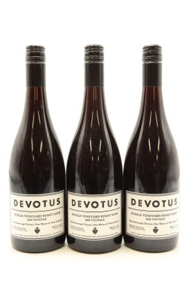 (3) 2018 Devotus Single Vineyard Pinot Noir, Martinborough