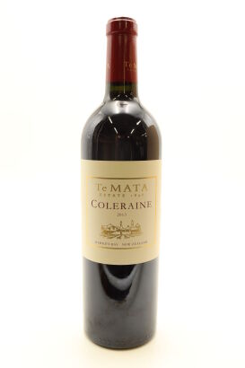 (1) 2013 Te Mata Estate Coleraine, Hawke's Bay [BC98] [RC19.5]]