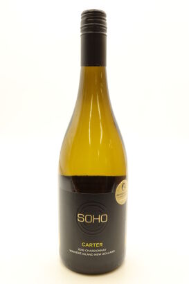 (1) 2016 Soho Carter Chardonnay, Waiheke Island