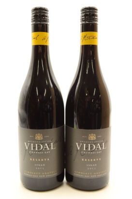 (2) 2015 Vidal Estate Reserve Syrah, Gimblett Gravels