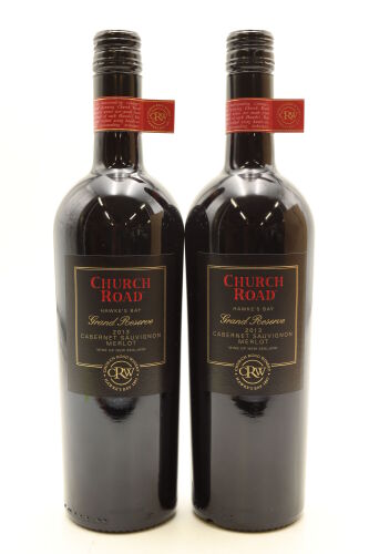 (2) 2013 Church Road Grand Reserve Cabernet Merlot, Hawkes Bay [BC95]