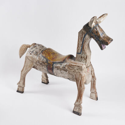 An Antique French Horse Toy