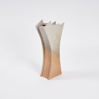 An Ian Webster Handpotted Sculptural Vase