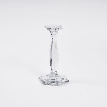 A Sculptural Glass Candleholder