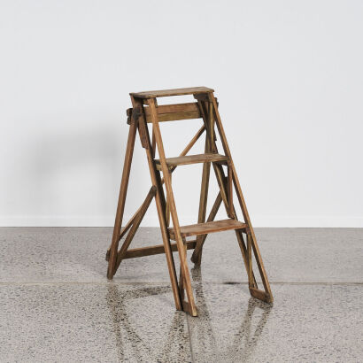 A Vintage Katherly Wooden Step Ladder